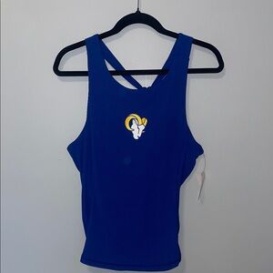 NFL Rams Blue Tank Top